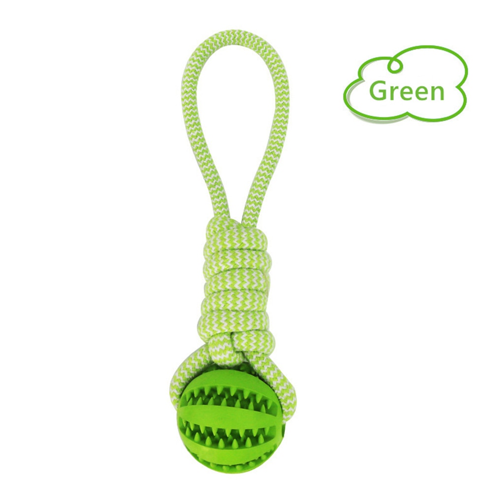 Rope & Rubber Treat Ball