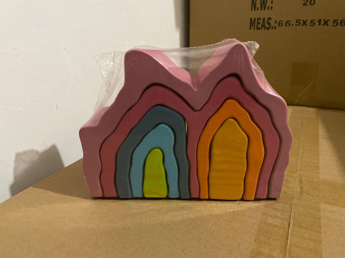 Wooden Rainbow Stacker