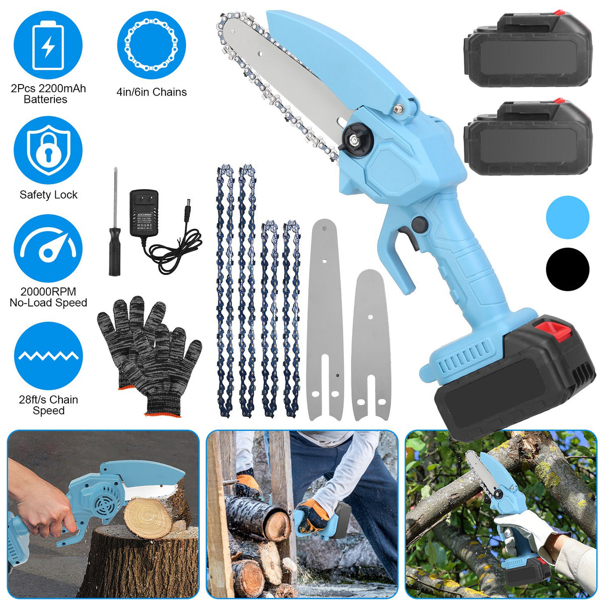 Mini Cordless Chainsaw