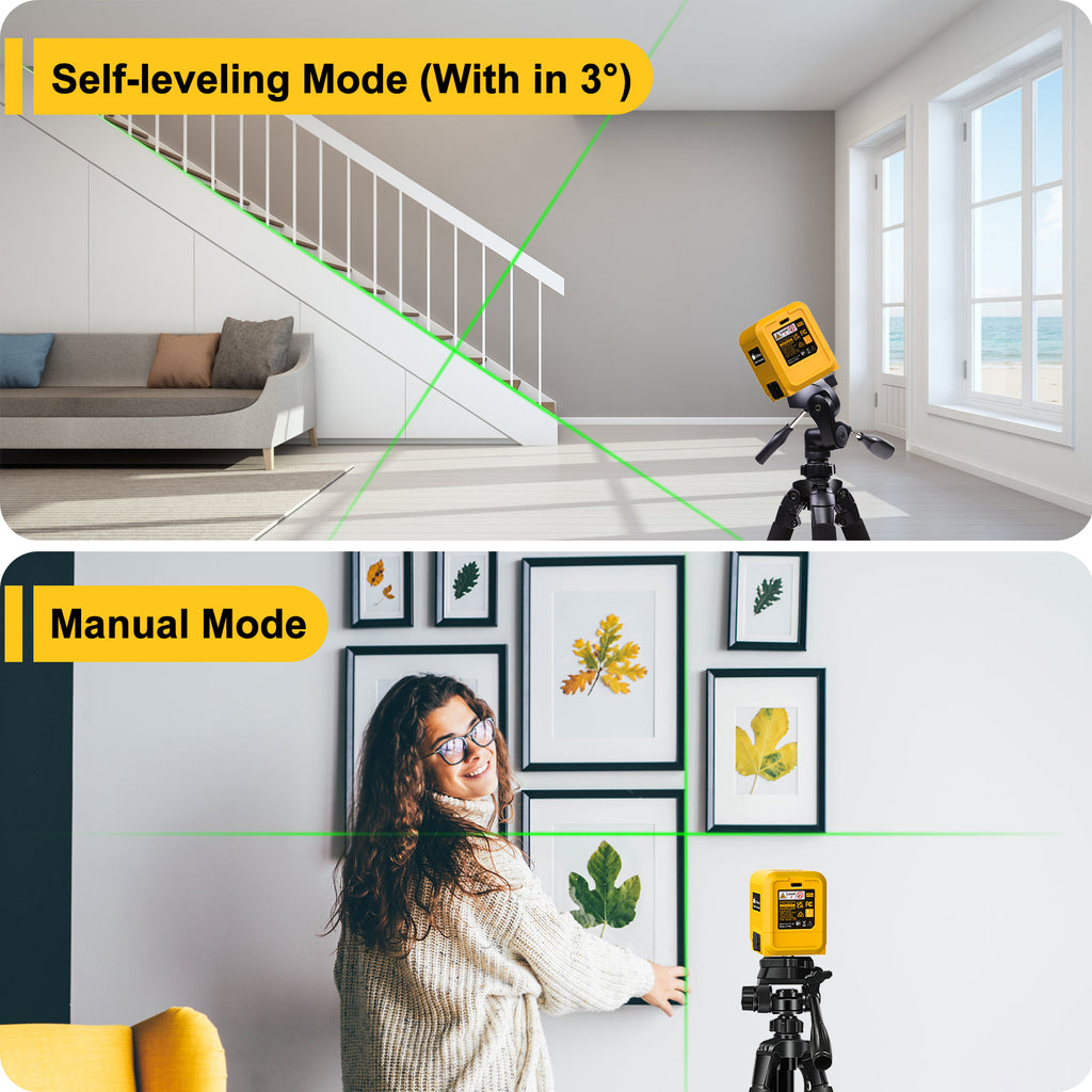 Self-Leveling Green Cross-Line Laser Level