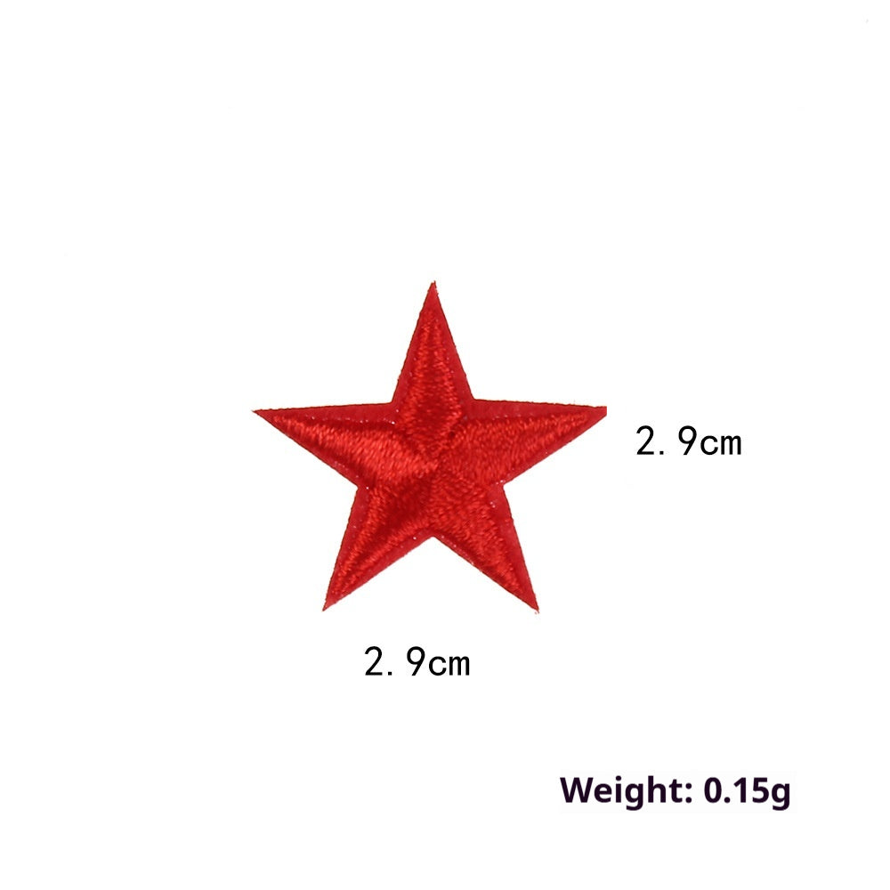 Embroidered Star Patches