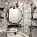 Round Metal Wall Mirror