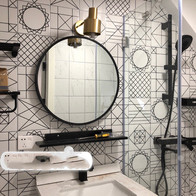 Round Metal Wall Mirror