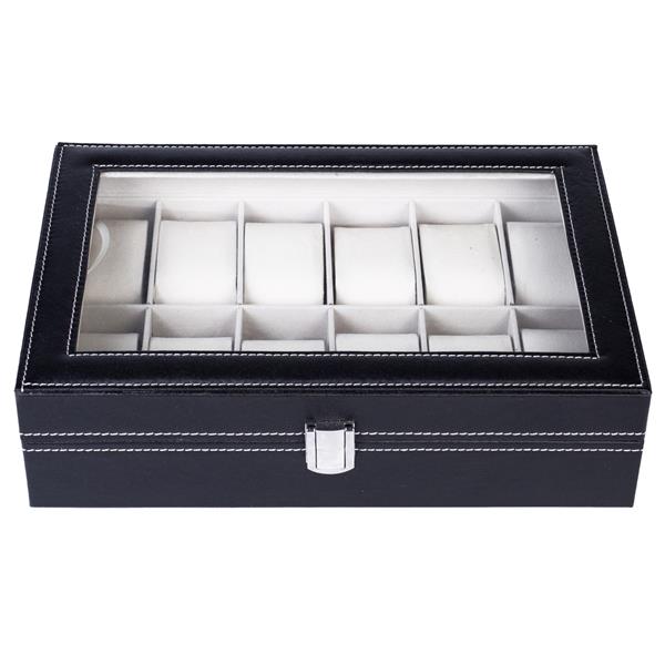 12-Slot Watch Display Box