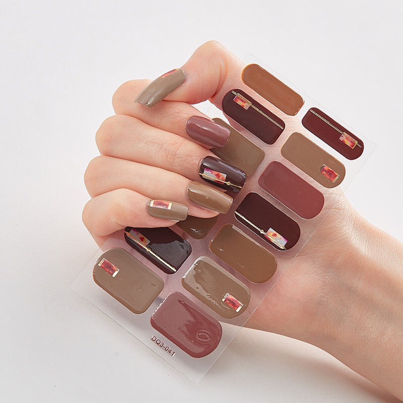 3D Embossed Nail Stickers