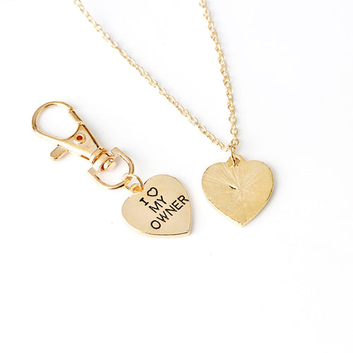 "I Love My Dog" Bone Necklace