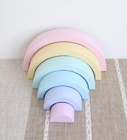 Wooden Rainbow Stacker