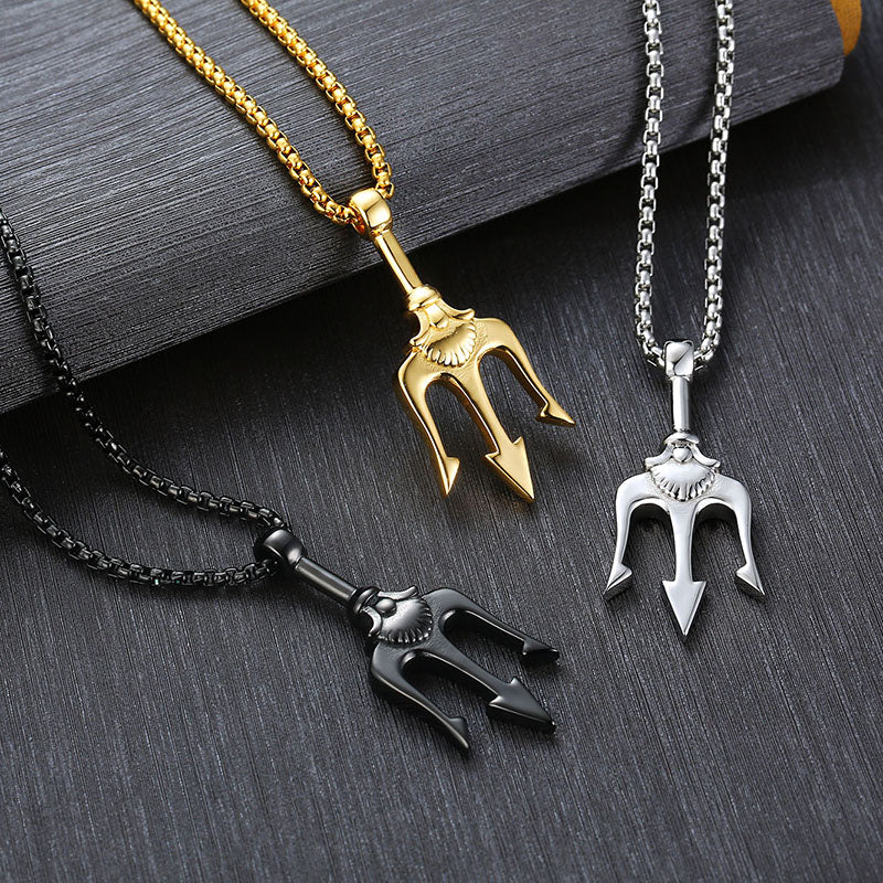 Trident Pendant Necklace