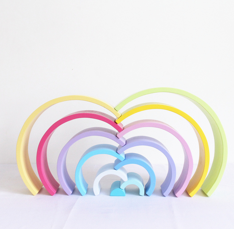 Wooden Rainbow Stacker