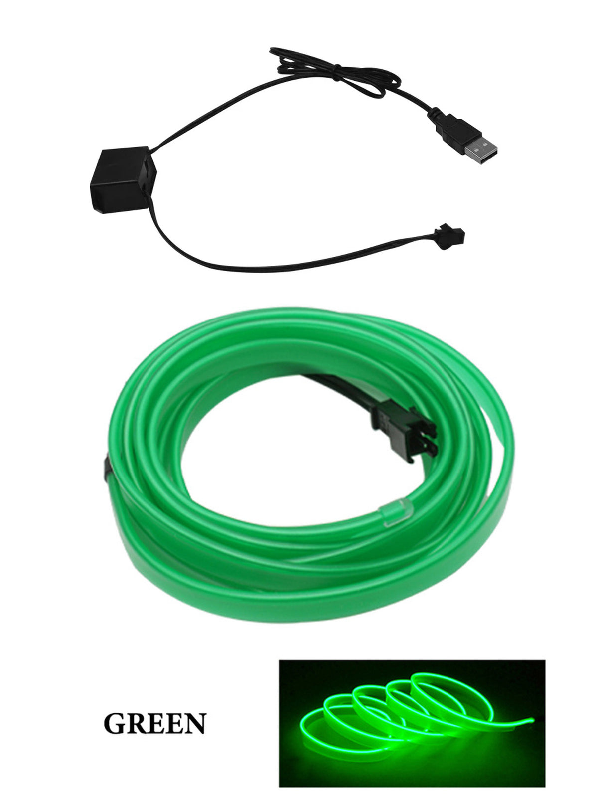 USB Neon Dashboard Light Strip