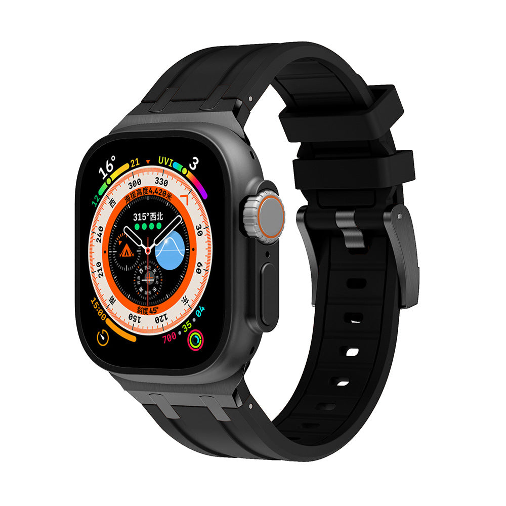 Two-Tone Silicone Smartwatch Band