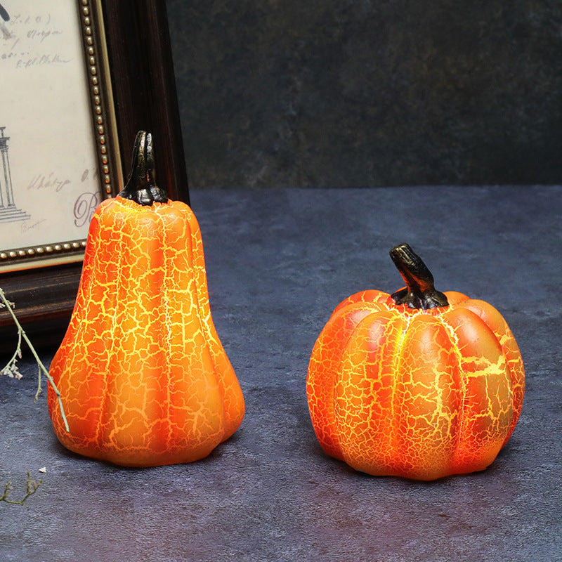 Glowing Resin Pumpkin Lights