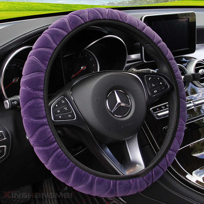 Plush Steering Wheel Cover