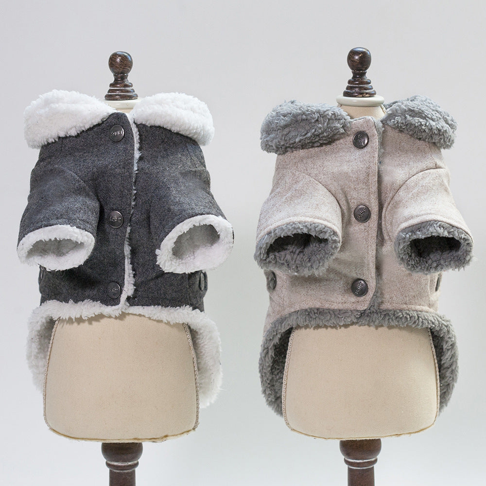 Warm Velvet Dog Coat