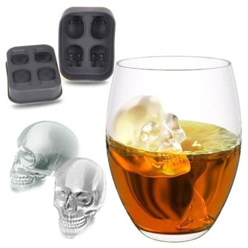 3D Skull Ice Mold