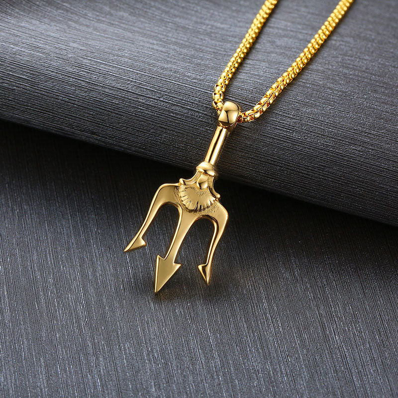 Trident Pendant Necklace