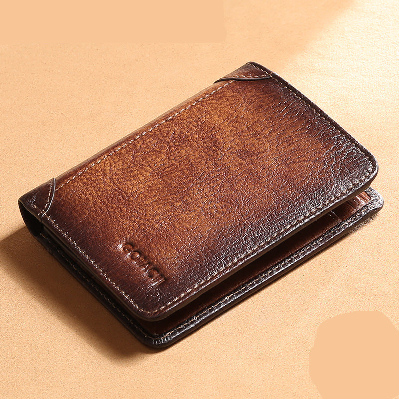 Men's Leather Short Wallet