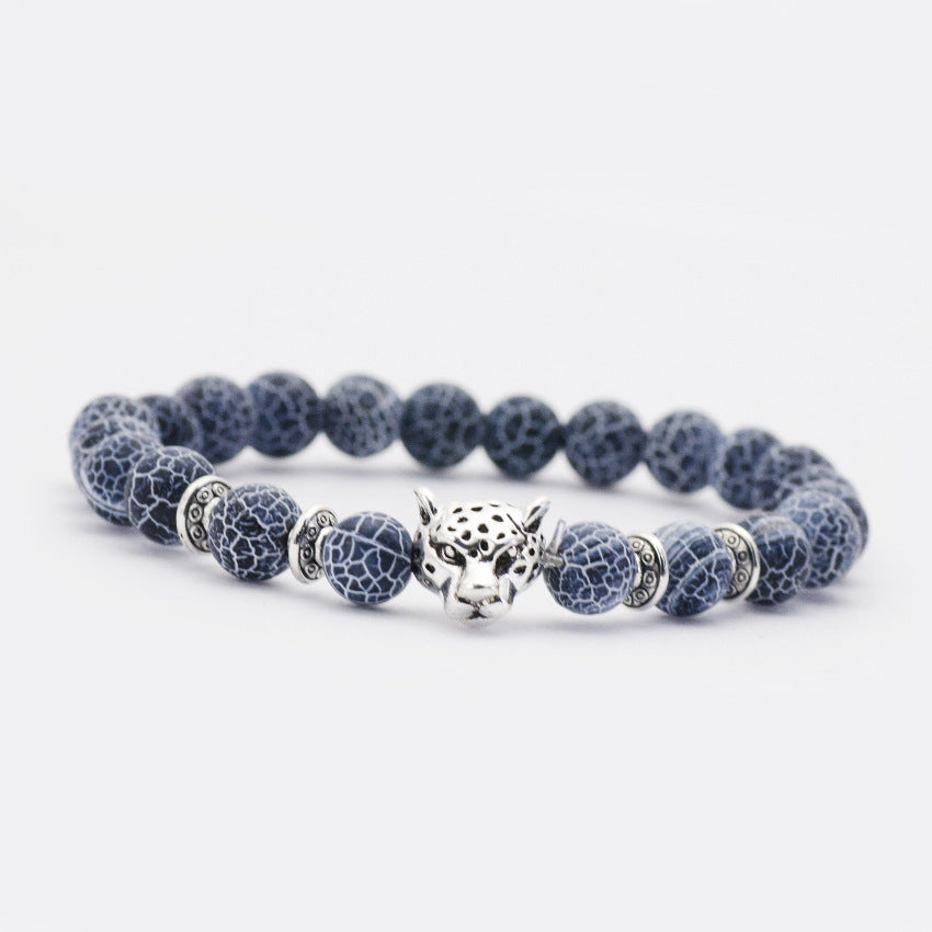 Natural Stone Animal Head Bracelet