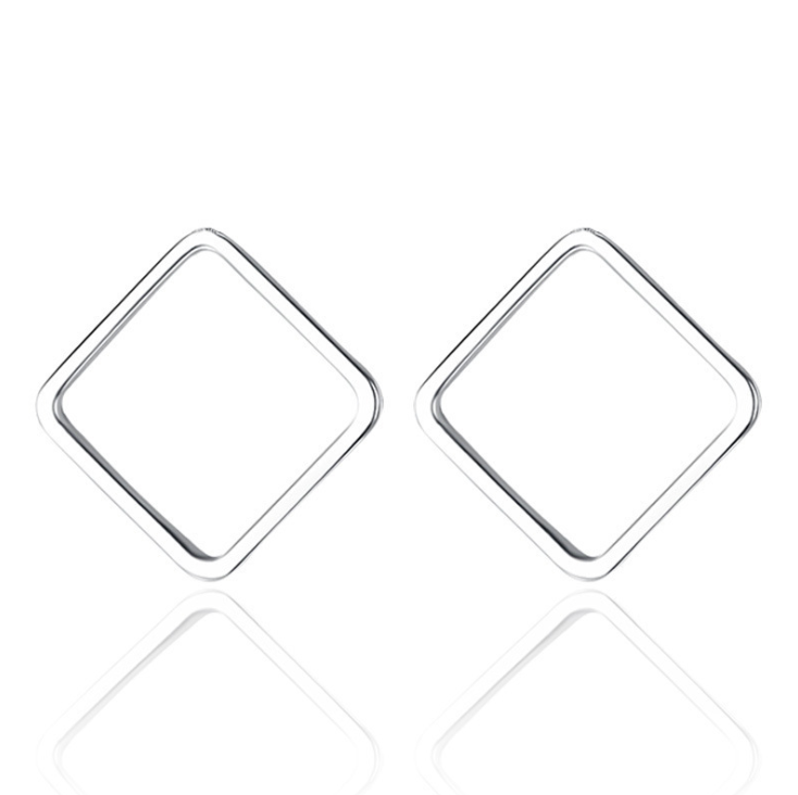 Tiny Circle Stud Earrings