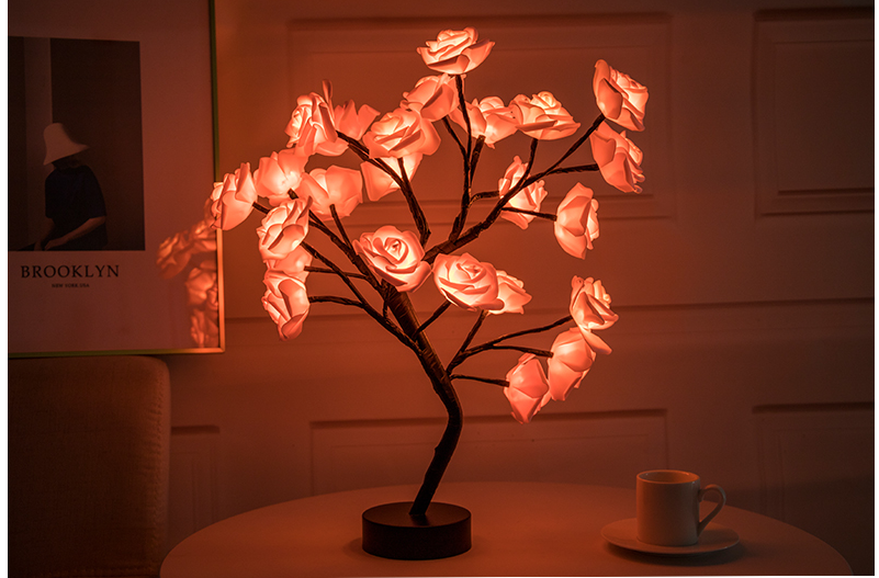 Rose Bonsai Tree Lamp