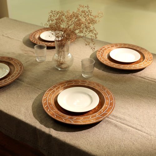 Handcrafted Wood Charger Plate