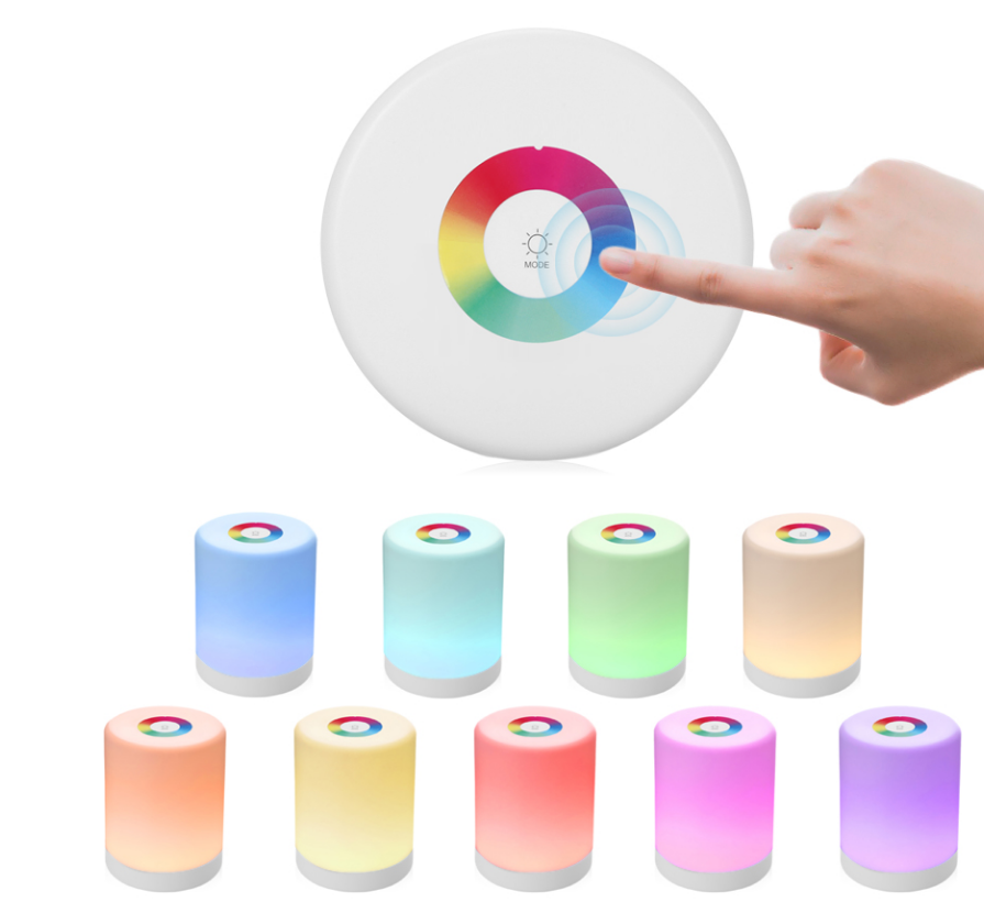 Touch Color-Changing Bedside Lamp