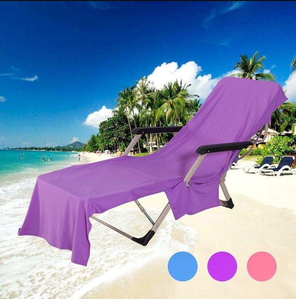 Beach Lounge Chair Towel Cover