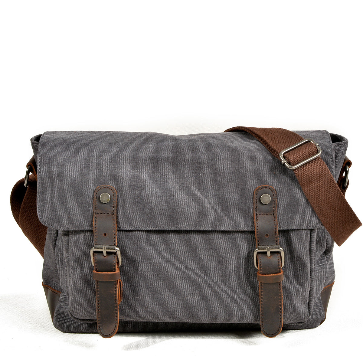 Washed Canvas Shoulder Bag