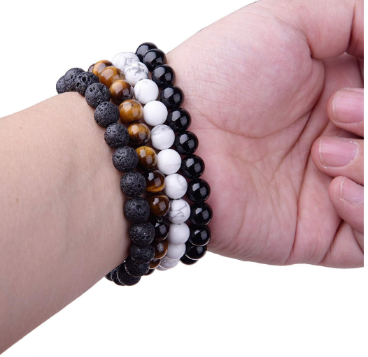 Black Onyx Bead Bracelet
