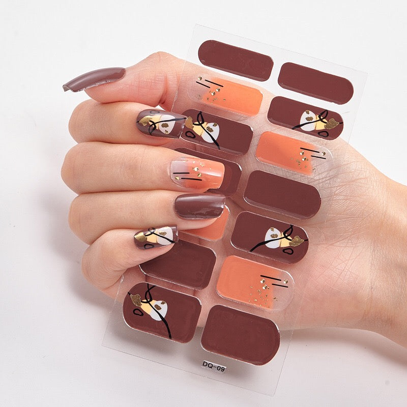 3D Embossed Nail Stickers