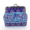 Elephant Canvas Coin Purse