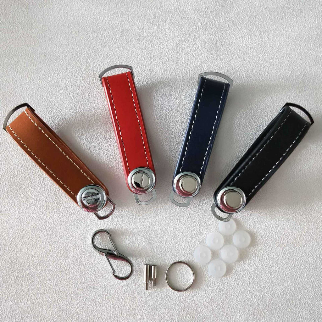 Compact Leather Key Organizer