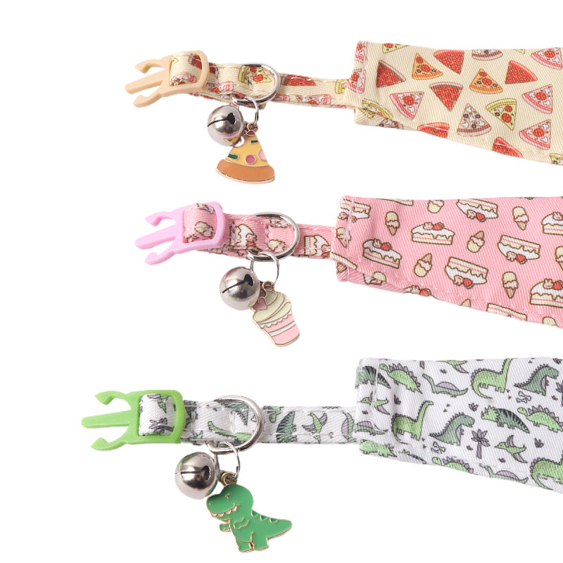 Cake, Donut & Dinosaur Pet Collar