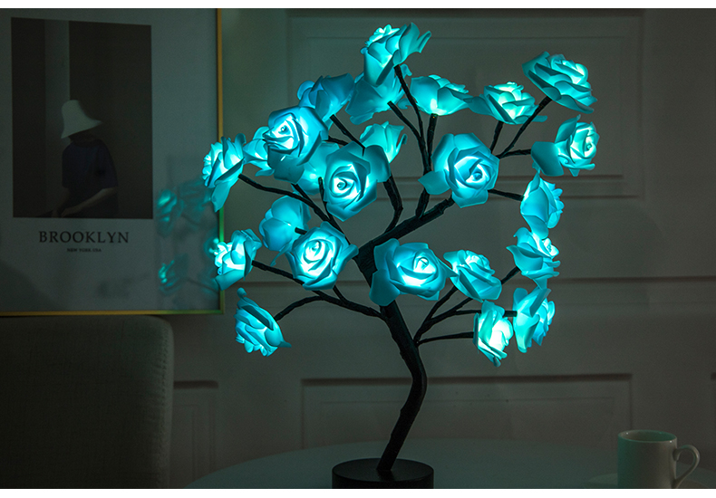 Rose Bonsai Tree Lamp