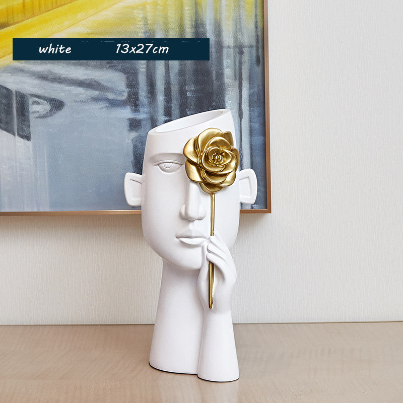 Sculpted Body Art Vase
