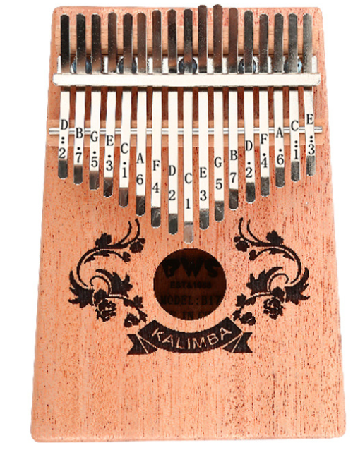 Mahogany Kalimba Thumb Piano