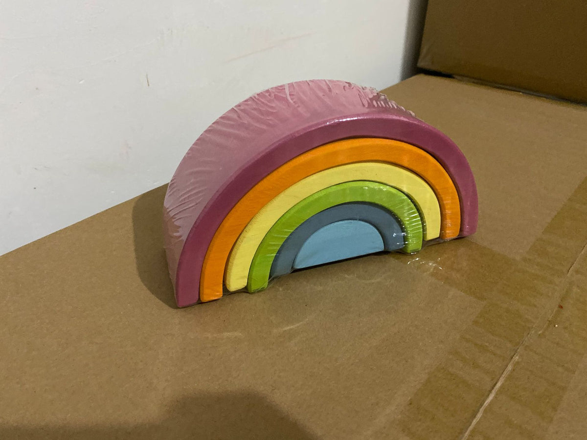 Wooden Rainbow Stacker