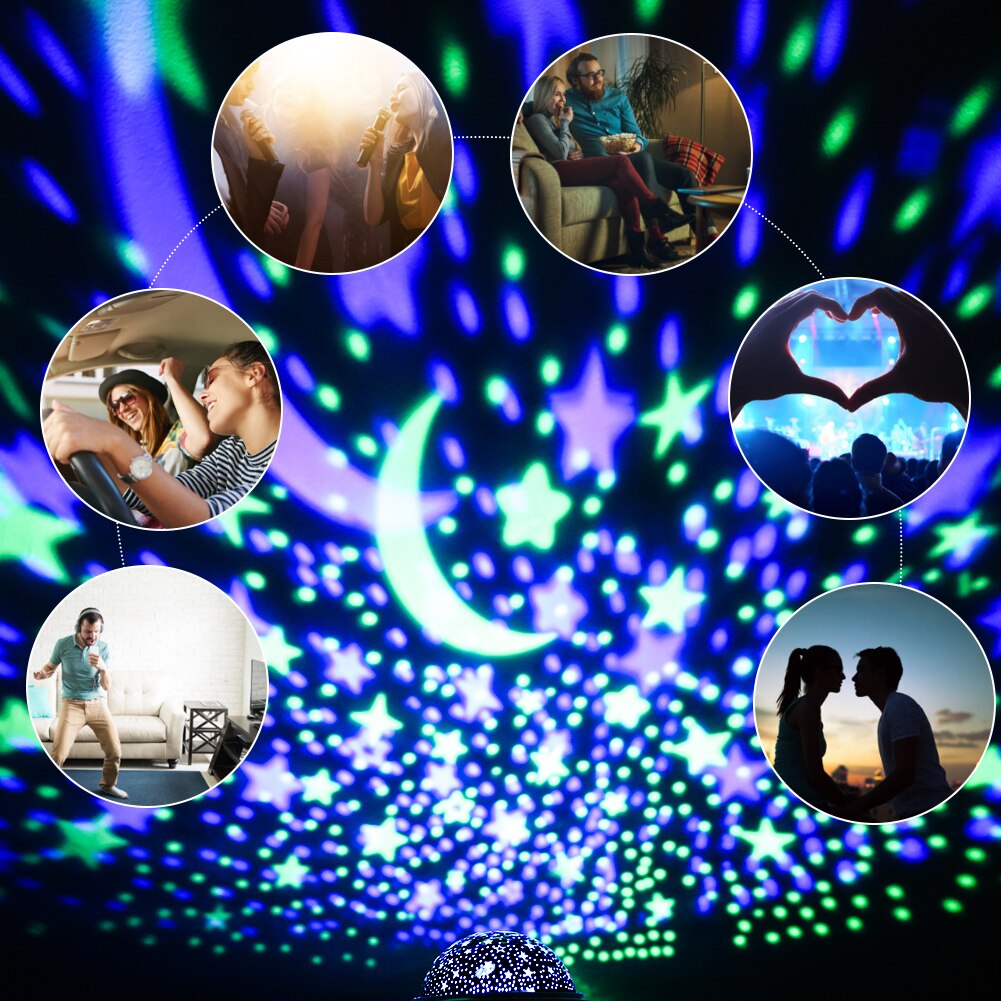 Star Projector Night Light