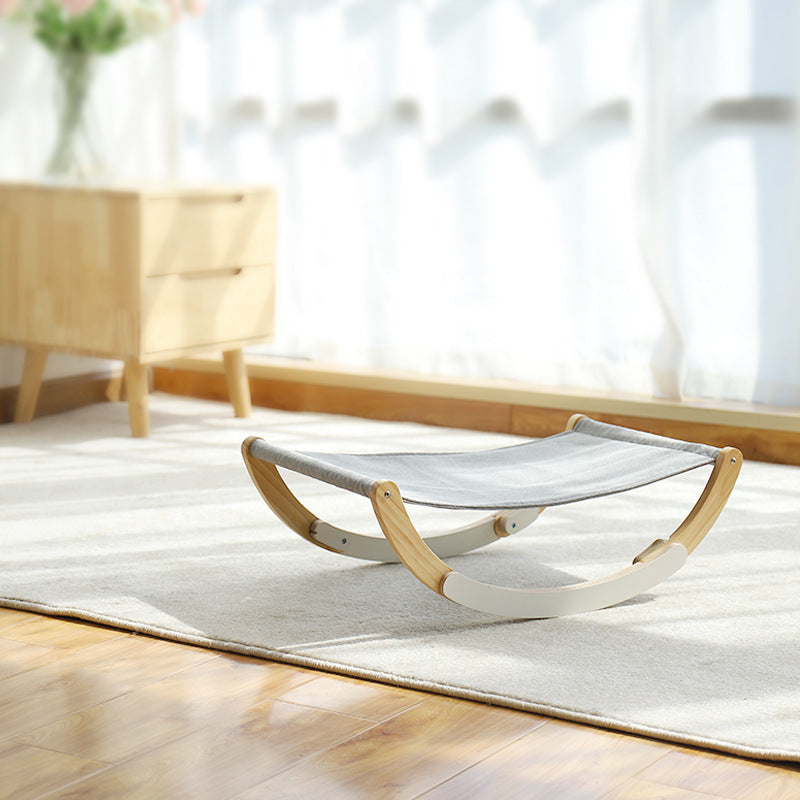 Raised Wooden Cat Bed