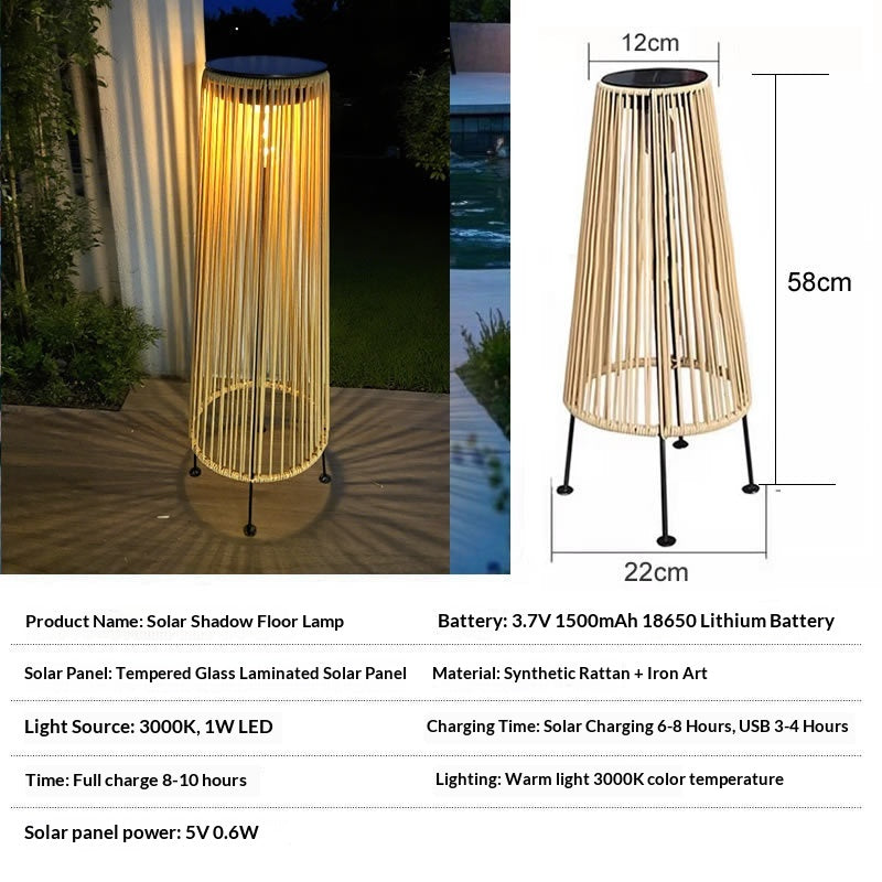Solar Woven Lantern Light