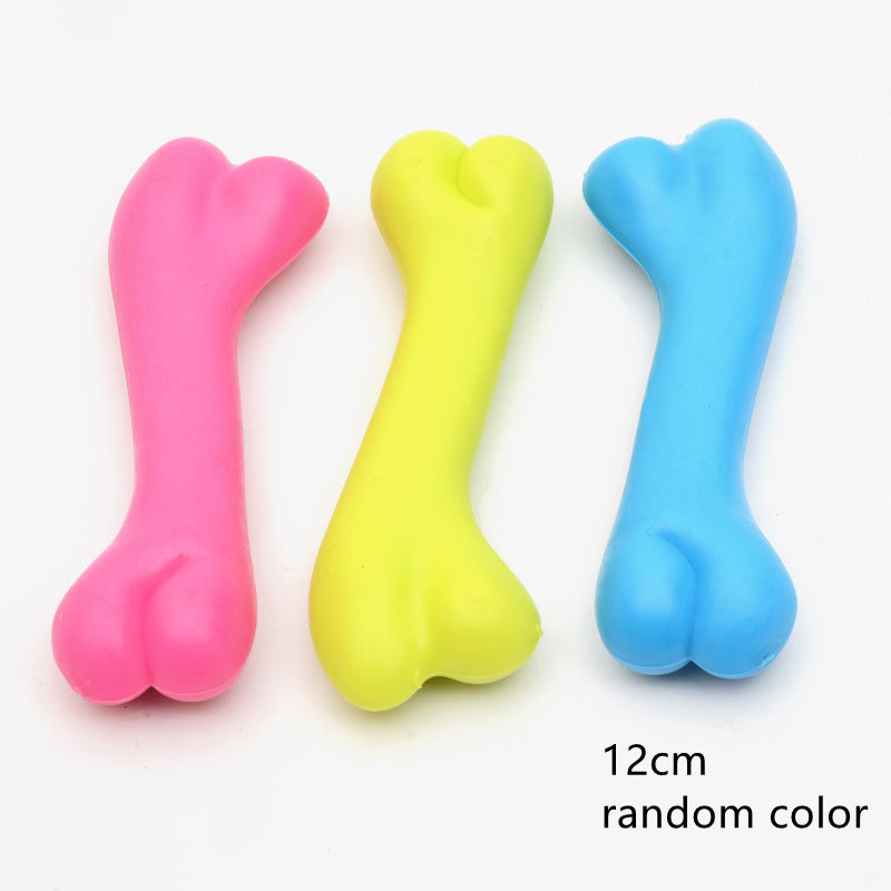 Rubber Bone Chew Toy