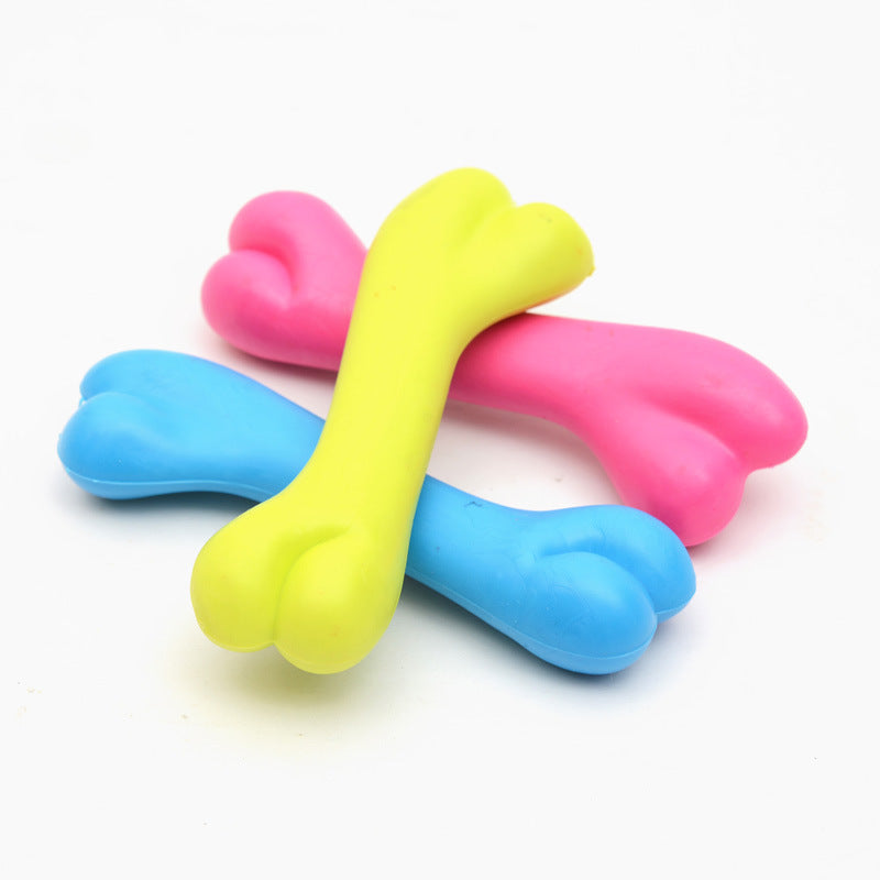 Rubber Bone Chew Toy