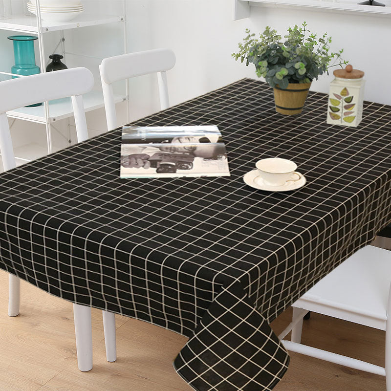 Waterproof Plaid Tablecloth
