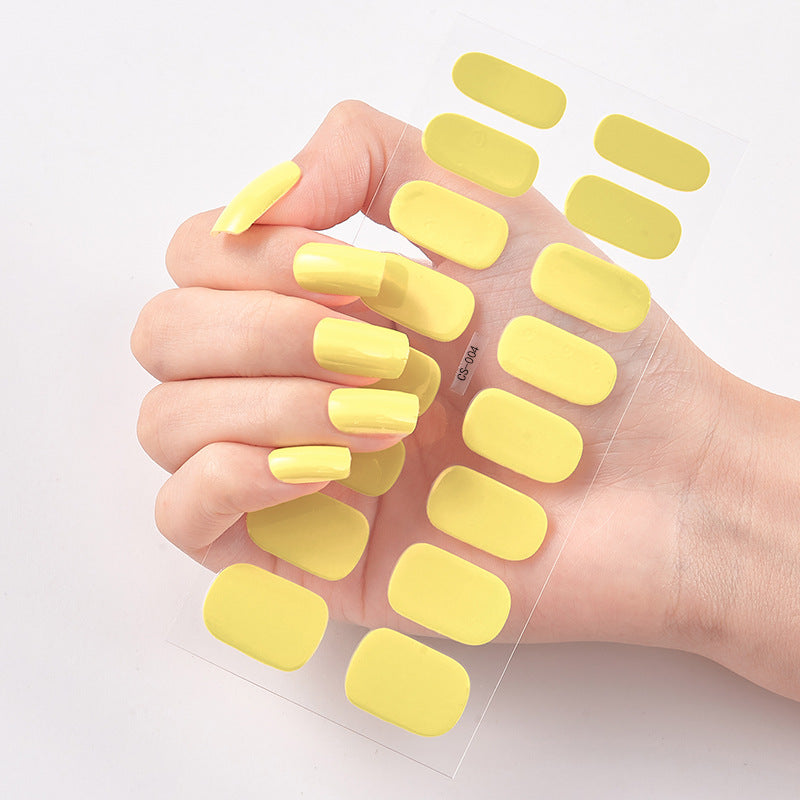 Letter Design Nail Stickers