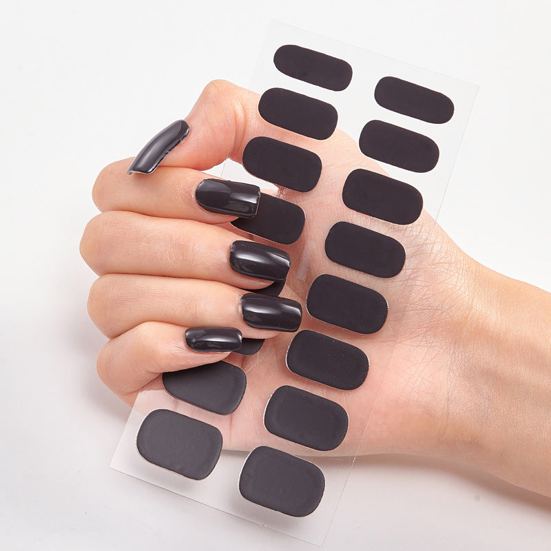 Letter Design Nail Stickers
