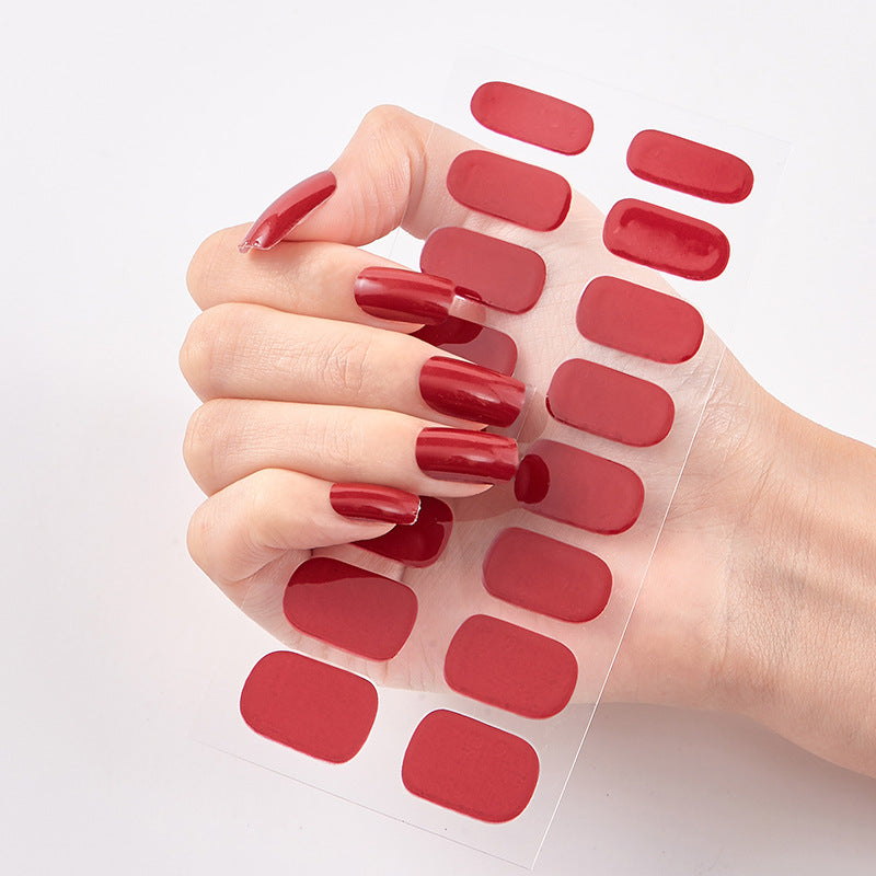 Letter Design Nail Stickers