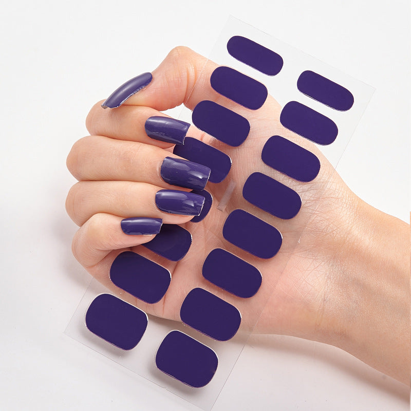 Letter Design Nail Stickers