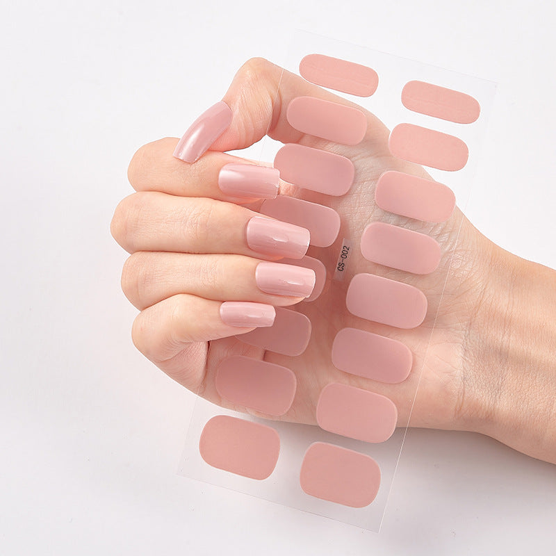 Letter Design Nail Stickers