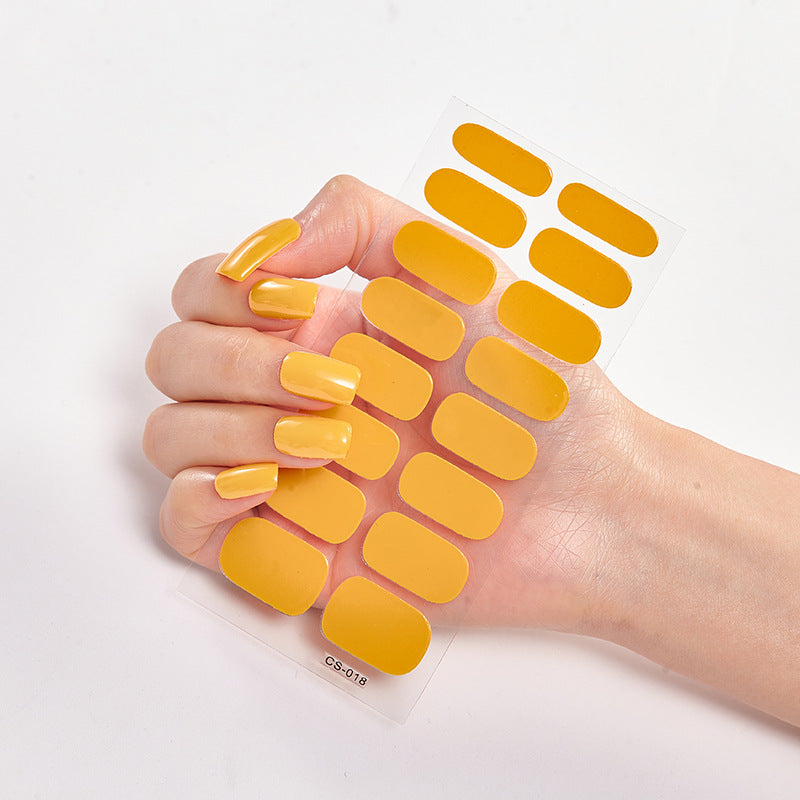 Letter Design Nail Stickers