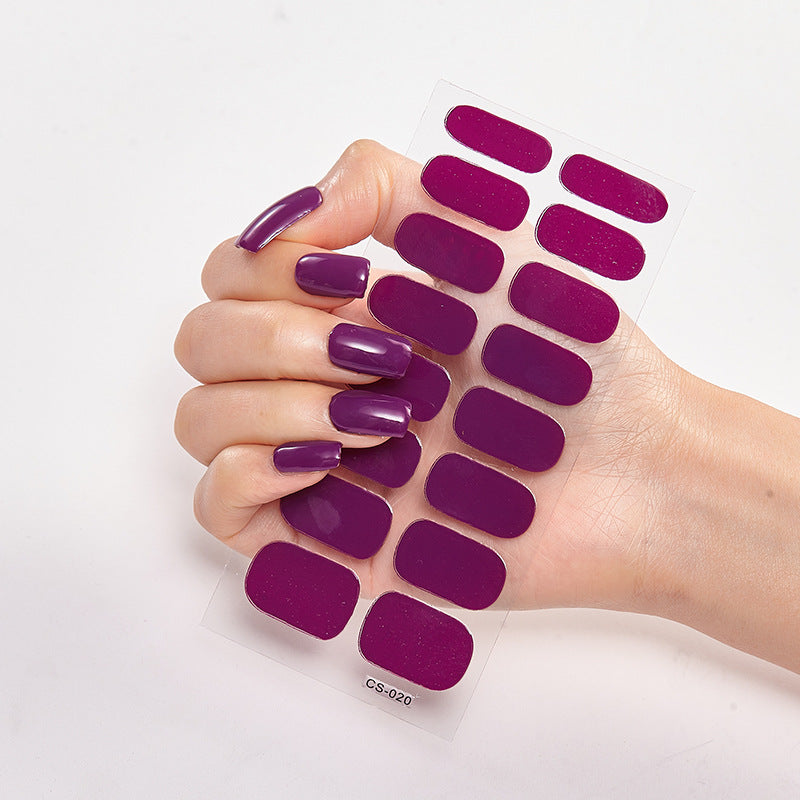 Letter Design Nail Stickers
